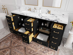 Aberdeen 80 in. W x 22 in. D Double Sink Bathroom Vanity - photo 3
