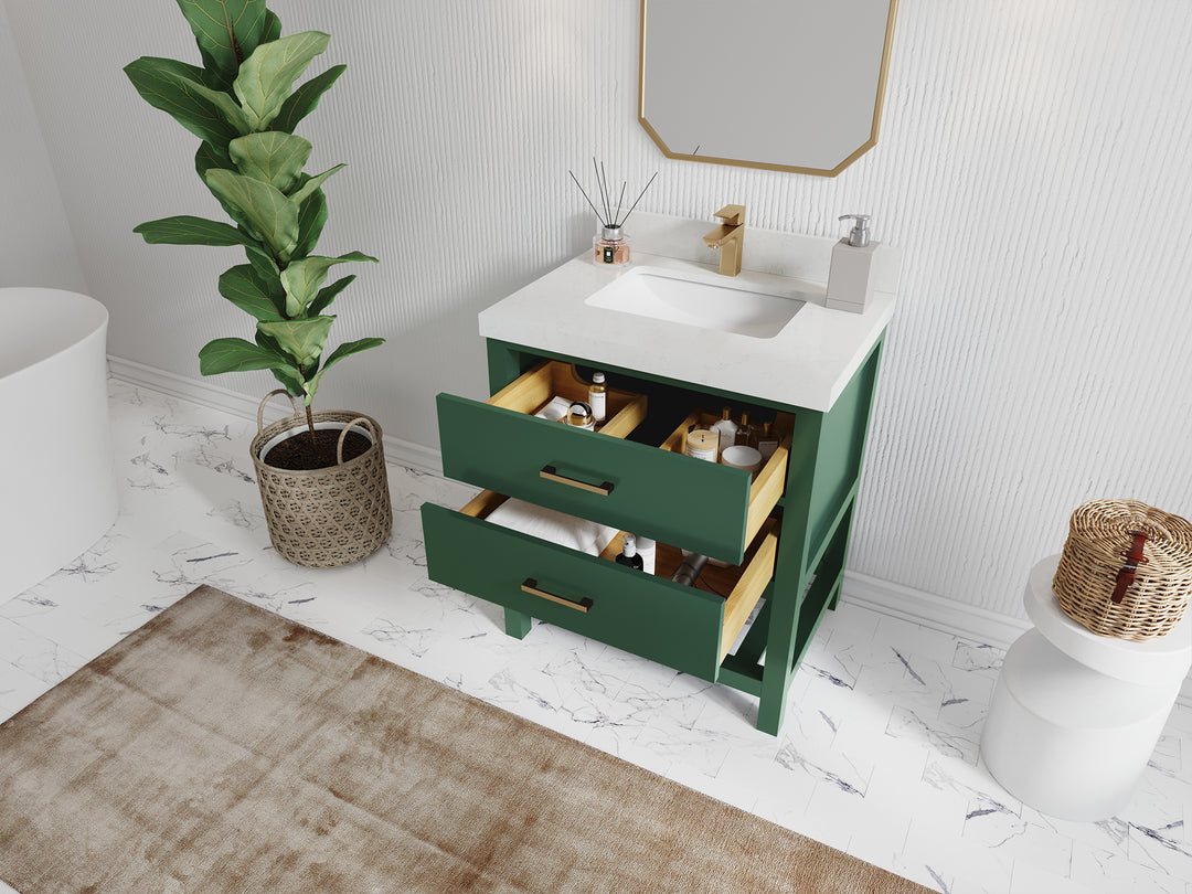 Parker 30 in. W x 22 in. D Single Sink Bathroom Vanity