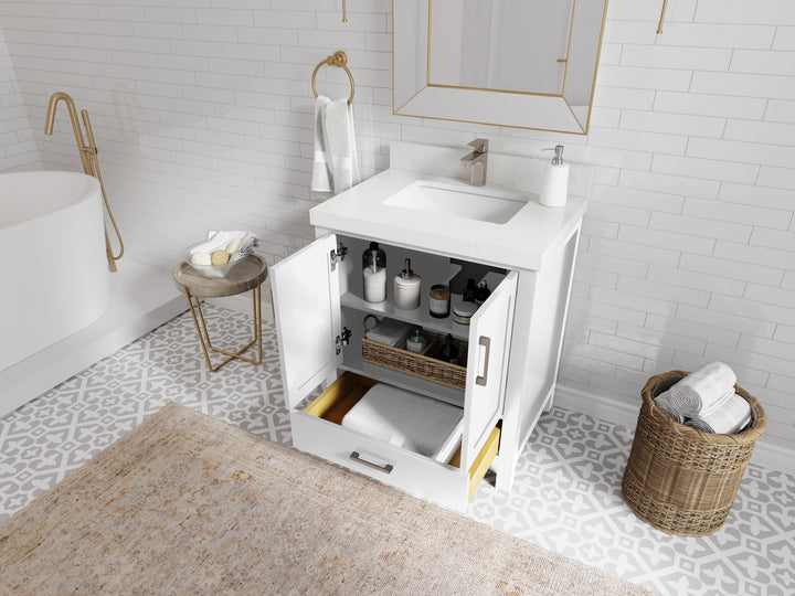 Malibu 30 in. W x 22 in. D Single Sink Bathroom Vanity - photo 3
