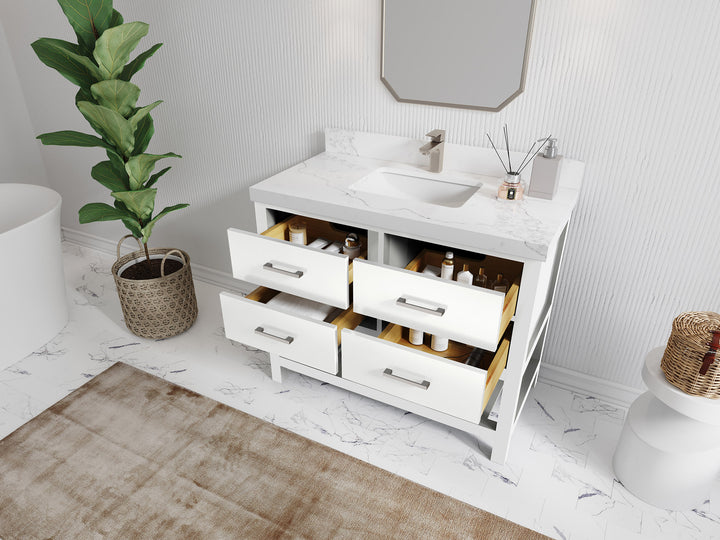 Parker 42 in. W x 22 in. D Single Sink Bathroom Vanity - photo 3
