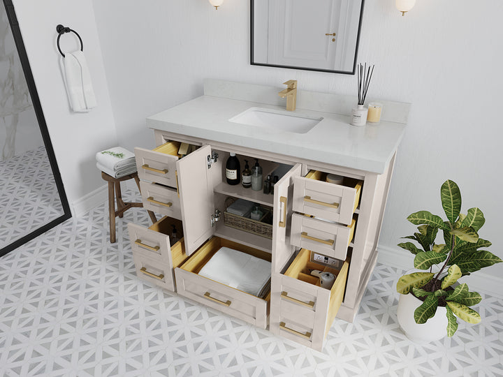 Boston 48 in. W x 22 in. D Single Sink Bathroom Vanity - photo 3