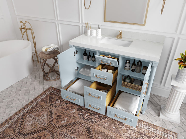 Aberdeen 48 in. W x 22 in. D Single Sink Bathroom Vanity - photo 3