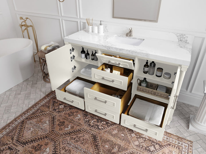 Aberdeen 60 in. W x 22 in. D Single Sink Bathroom Vanity - photo 3