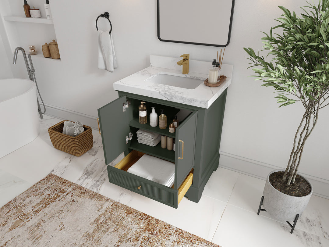 Alys 30 in. W x 22 in. D Single Sink Bathroom Vanity