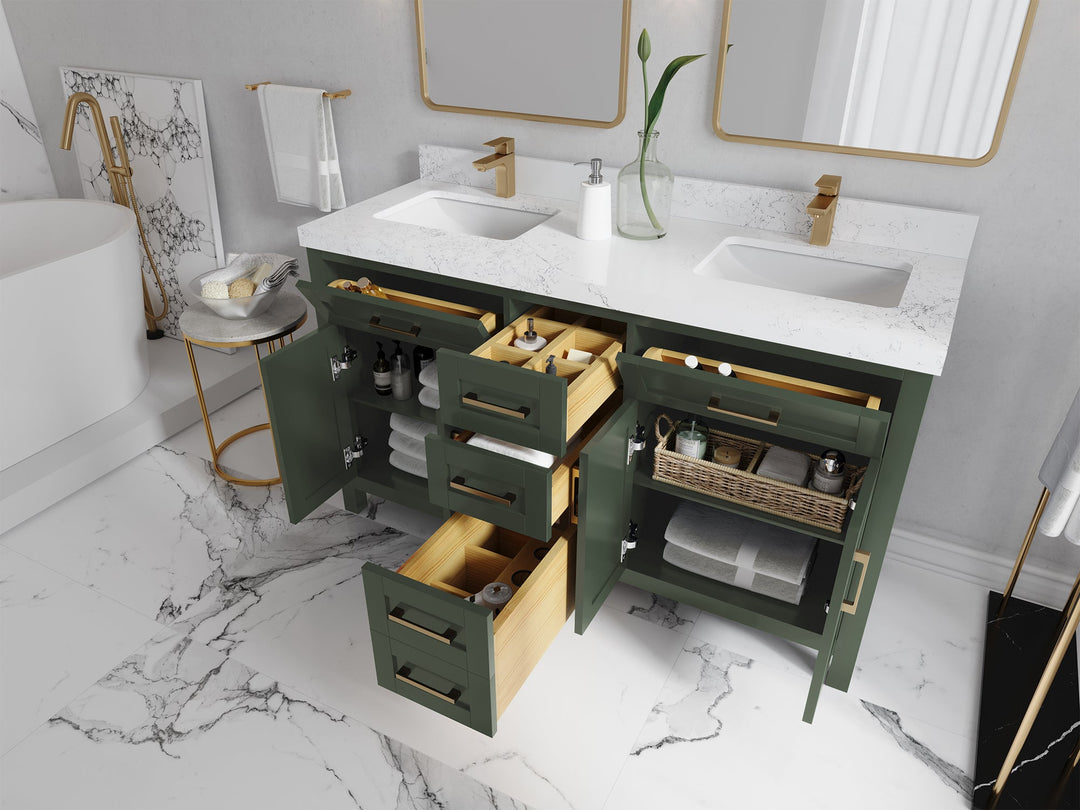 Cambridge 60 in. W x 22 in. D Double Sink Bathroom Vanity
