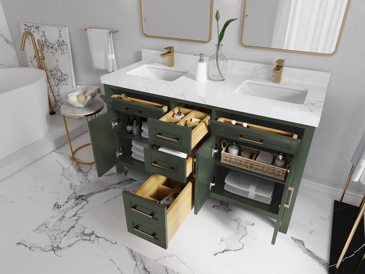 Cambridge 60 in. W x 22 in. D Double Sink Bathroom Vanity - photo 3