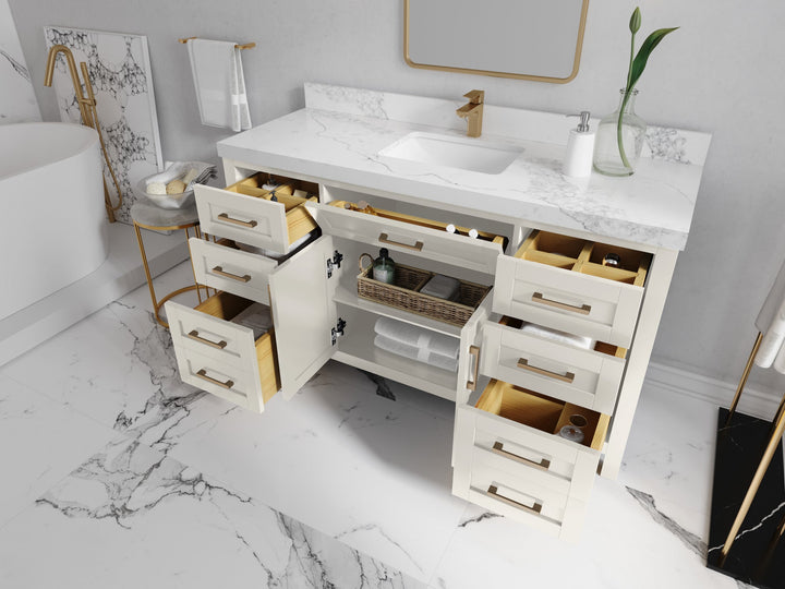 Cambridge 60 in. W x 22 in. D Single Sink Bathroom Vanity - photo 3