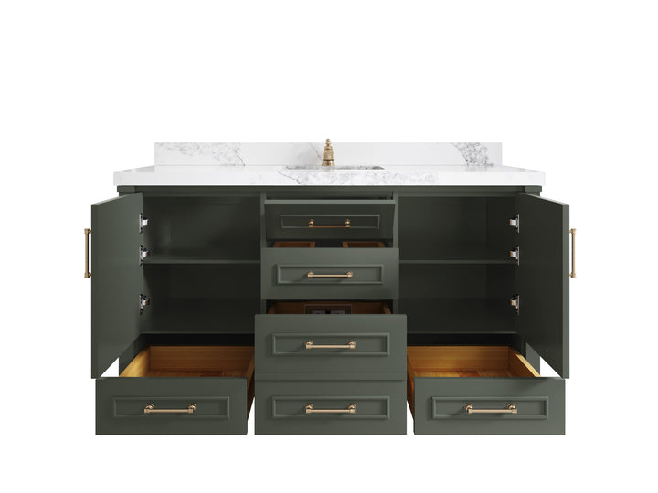 Aberdeen 60 in. W x 22 in. D Single Sink Bathroom Vanity - photo 3