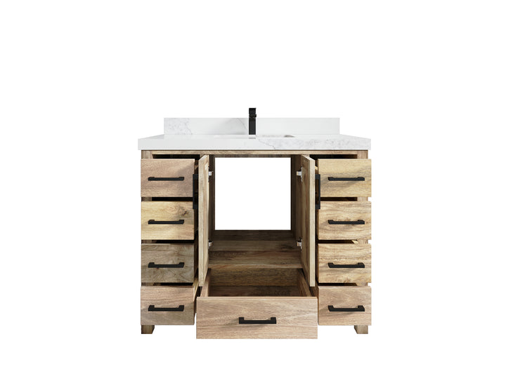 Malibu Mango Wood 42 in. W x 22 in. D Single Sink Bathroom Vanity - photo 5