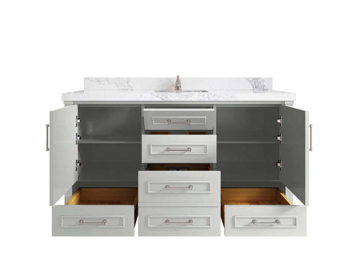 Aberdeen 60 in. W x 22 in. D Single Sink Bathroom Vanity - photo 3