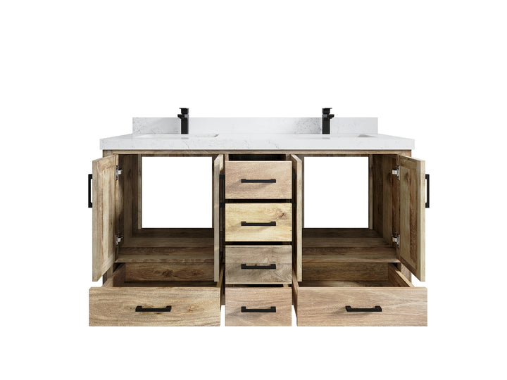 Malibu Mango Wood 60 in. W x 22 in. D Double Sink Bathroom Vanity - photo 5