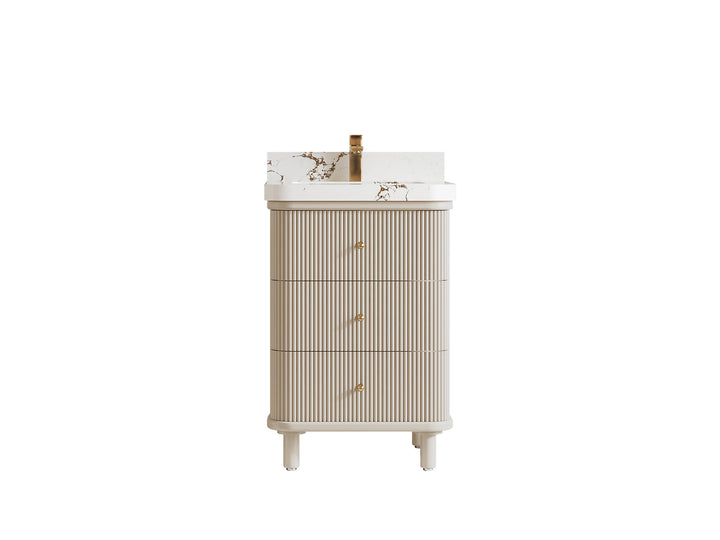 Miami 24 in. W x 22 in. D Single Sink Bathroom Vanity - photo 1