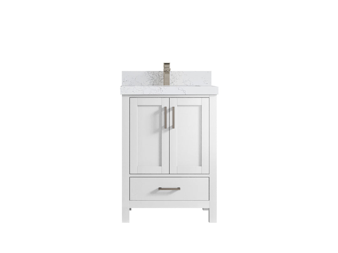 Malibu 24 in. W x 22 in. D Single Sink Bathroom Vanity