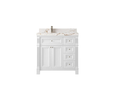 Paris 36 in. W x 22 in. D Left Offset Sink Bathroom Vanity