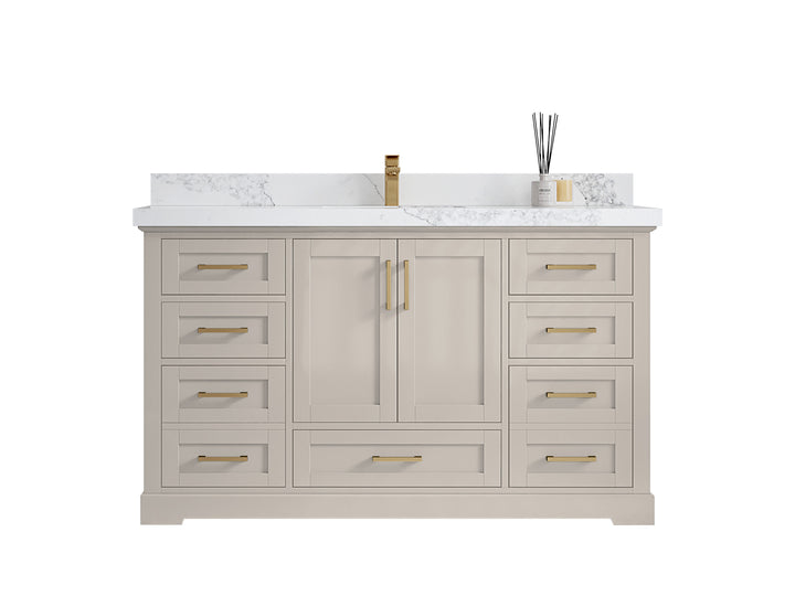 Boston 60 in. W x 22 in. D Single Sink Bathroom Vanity - photo 1
