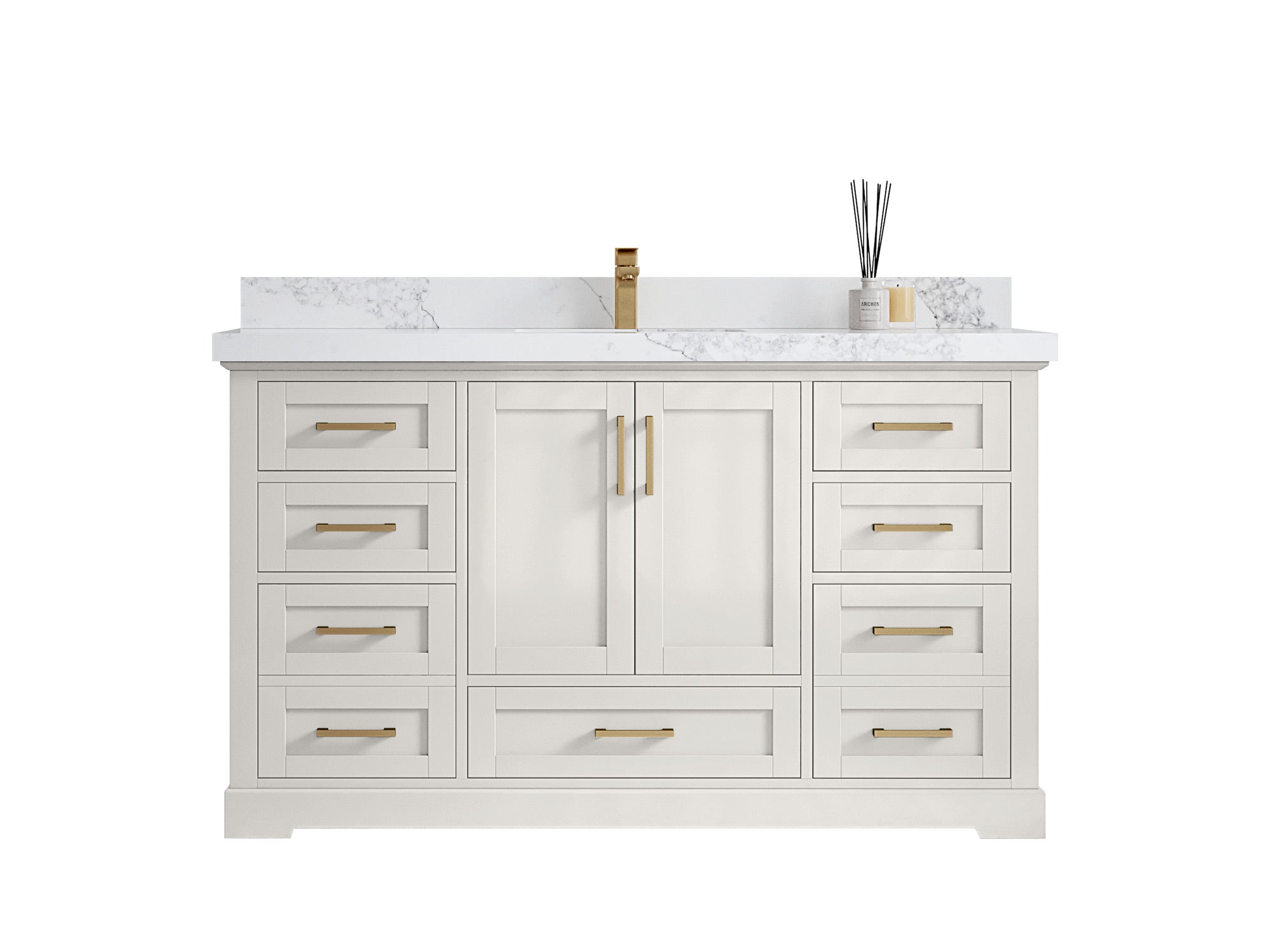 Boston 60 in. W x 22 in. D Single Sink Bathroom Vanity