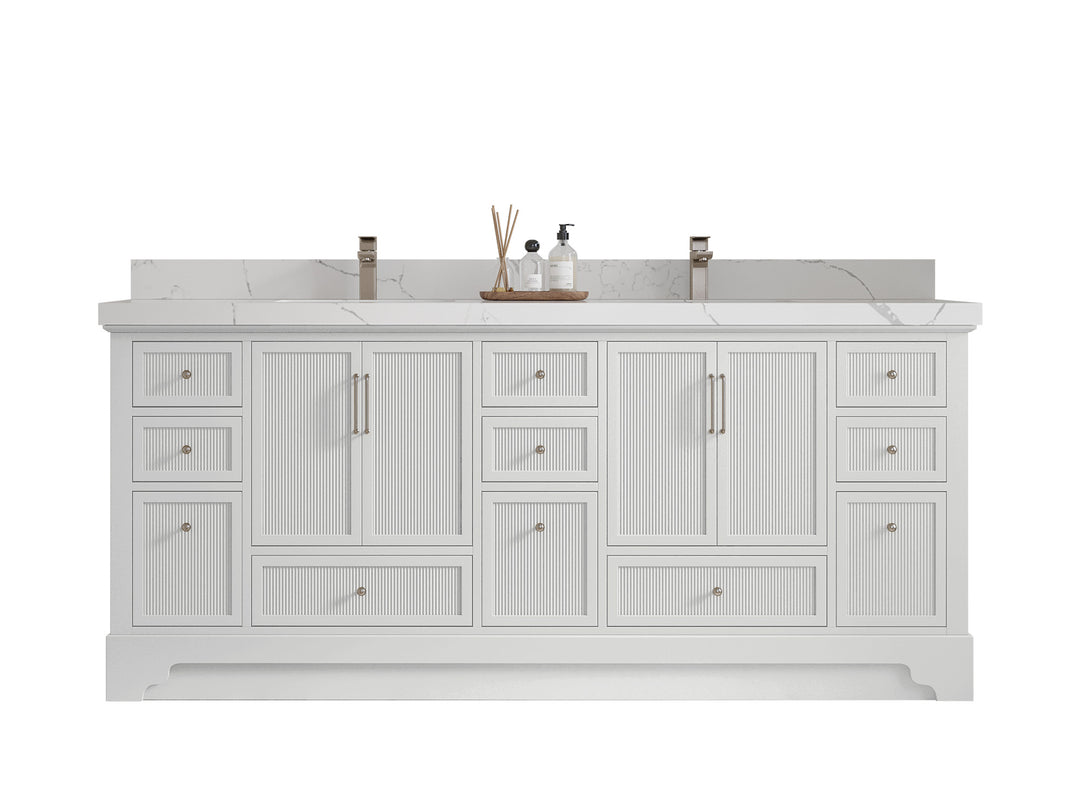Alys 80 in. W x 22 in. D Double Sink Bathroom Vanity