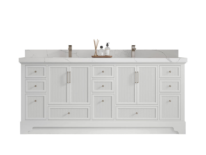 Alys 80 in. W x 22 in. D Double Sink Bathroom Vanity - photo 1