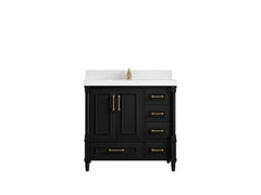 Aberdeen 36 in. W x 22 in. D Center Sink Bathroom Vanity - photo 1