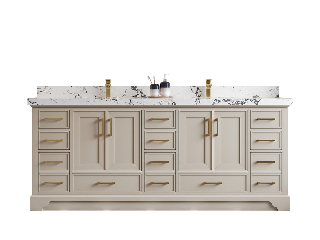 Charlotte 84 in. W x 22 in. D Double Sink Bathroom Vanity