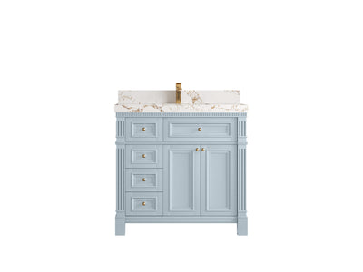 Paris 36 in. W x 22 in. D Center Sink Bathroom Vanity