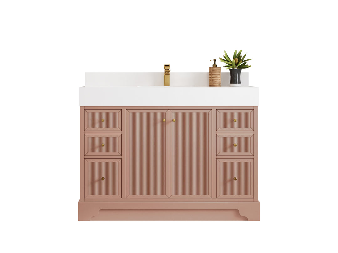 Manhattan 48 in. W x 22 in. D Single Sink Bathroom Vanity