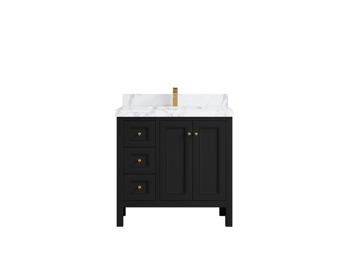 Nashville 36 in. W x 22 in. D Center Sink Bathroom Vanity - photo 1