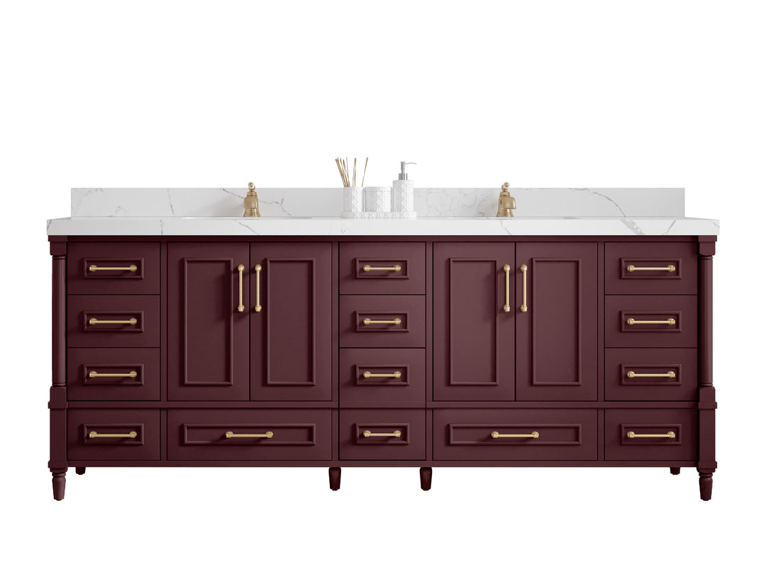 Aberdeen 84 in. W x 22 in. D Double Sink Bathroom Vanity