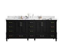 Aberdeen 80 in. W x 22 in. D Double Sink Bathroom Vanity - photo 1