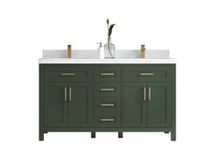 Cambridge 60 in. W x 22 in. D Double Sink Bathroom Vanity - photo 1