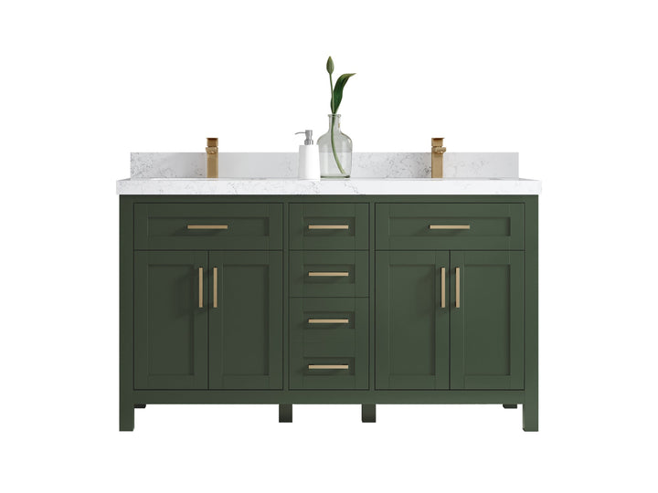Cambridge 60 in. W x 22 in. D Double Sink Bathroom Vanity - photo 1