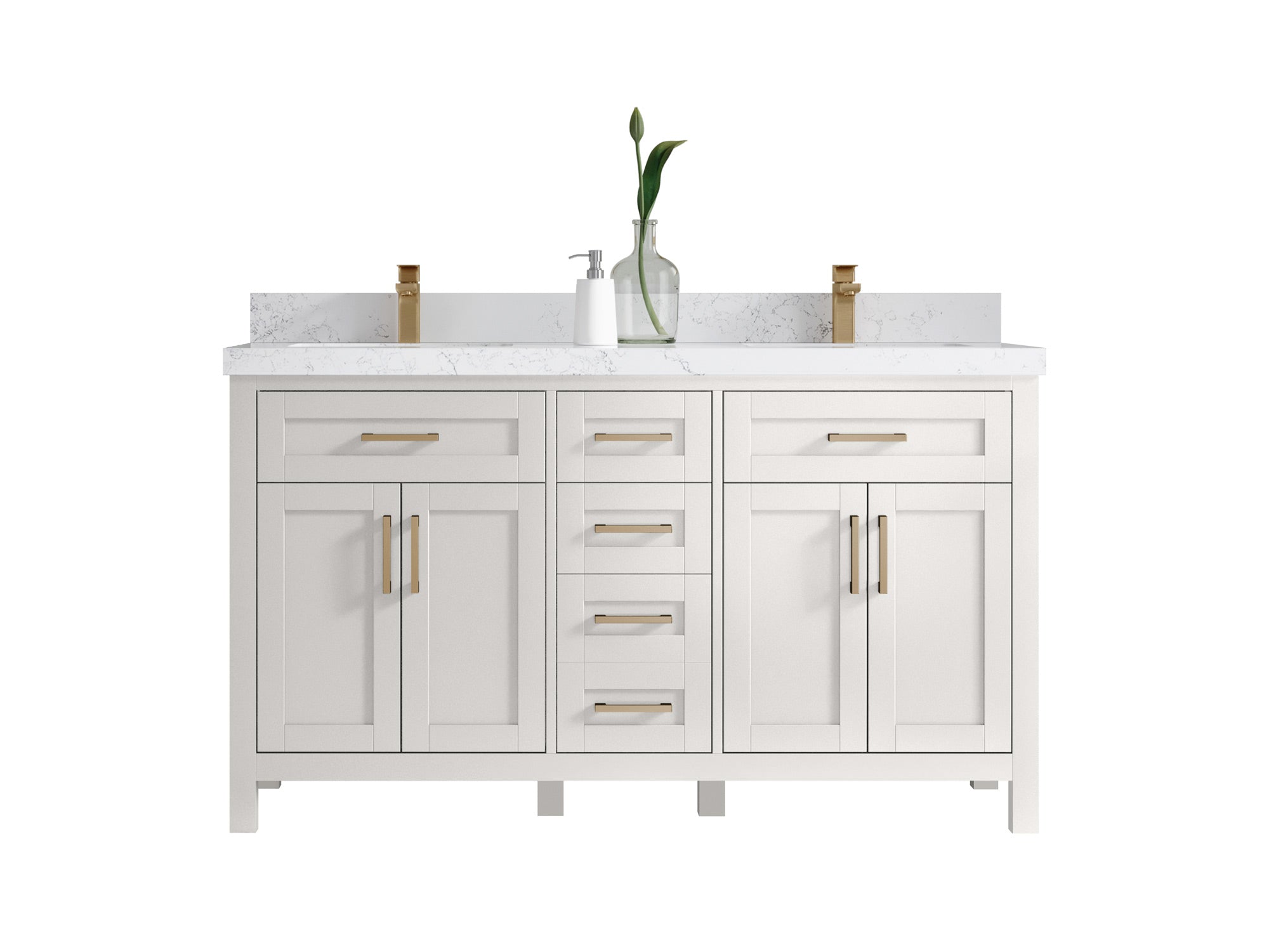 Cambridge 60 in. W x 22 in. D Double Sink Bathroom Vanity