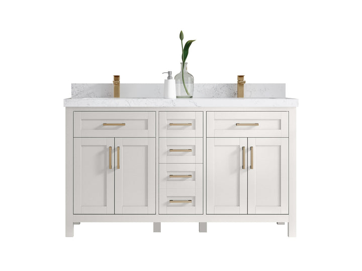 Cambridge 60 in. W x 22 in. D Double Sink Bathroom Vanity - photo 1