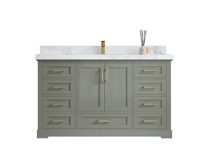 Boston 60 in. W x 22 in. D Single Sink Bathroom Vanity - photo 1