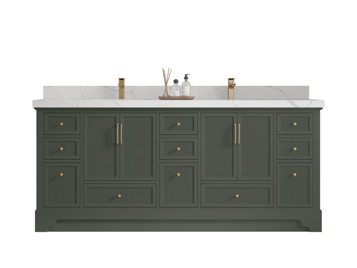 Alys 80 in. W x 22 in. D Double Sink Bathroom Vanity - photo 1