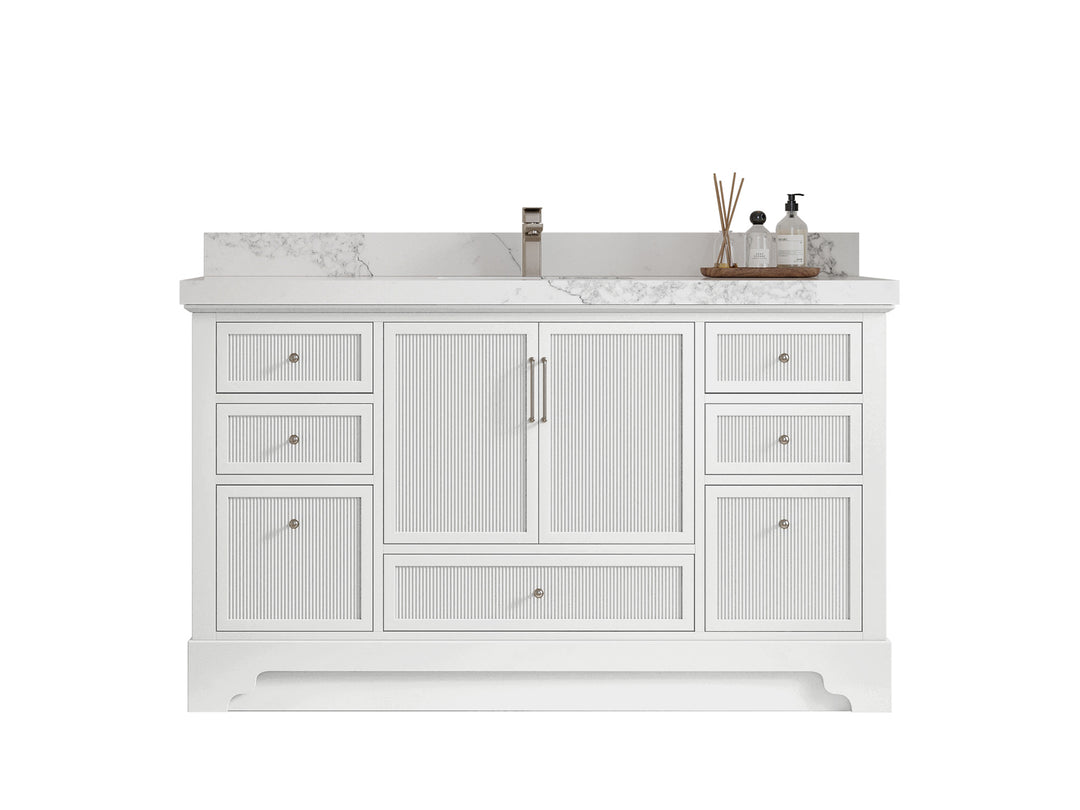 Alys 60 in. W x 22 in. D Single Sink Bathroom Vanity