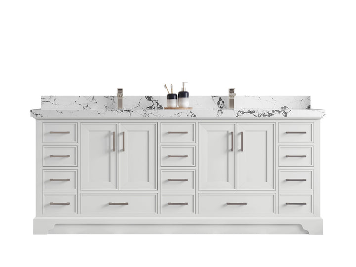 Charlotte 84 in. W x 22 in. D Double Sink Bathroom Vanity - photo 1