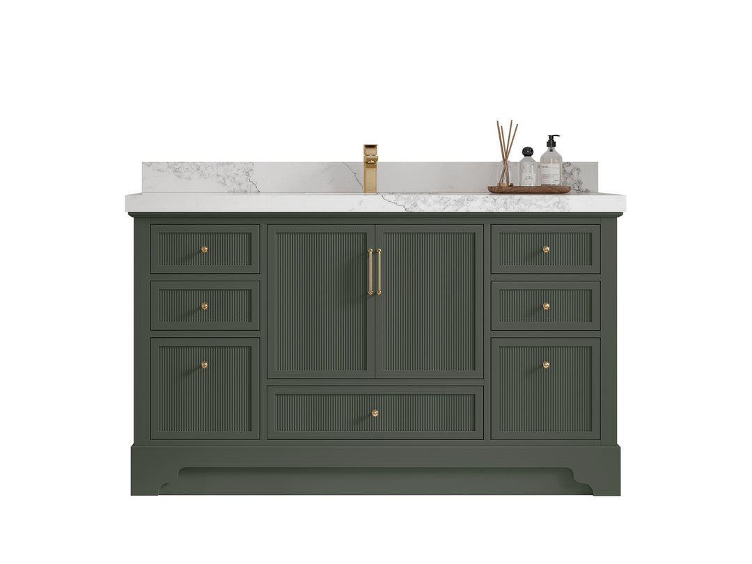 Alys 60 in. W x 22 in. D Single Sink Bathroom Vanity