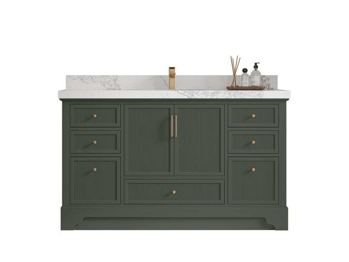 Alys 60 in. W x 22 in. D Single Sink Bathroom Vanity - photo 1