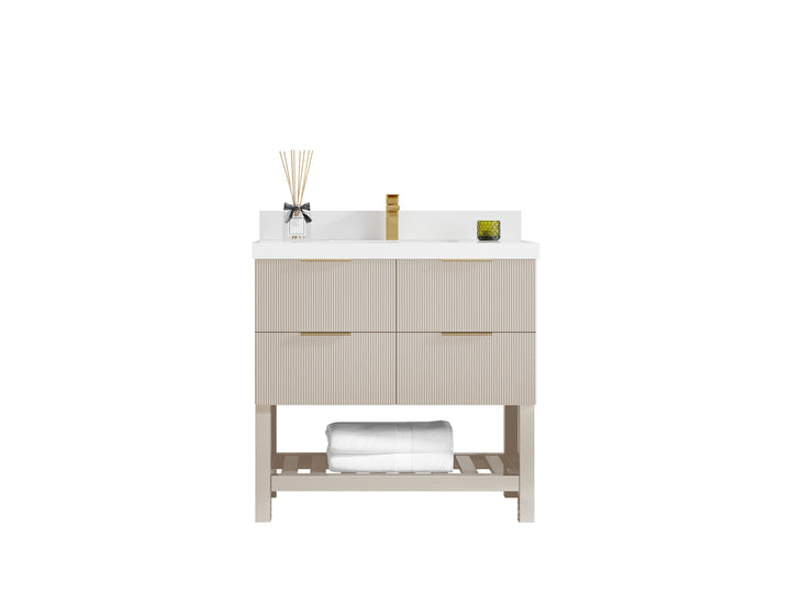 Catalina 36 in. W x 22 in. D Center Sink Bathroom Vanity - photo 1