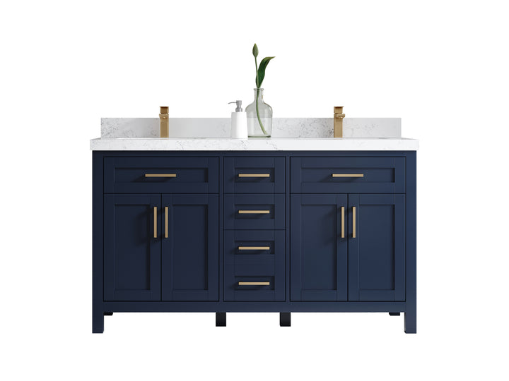 Cambridge 60 in. W x 22 in. D Double Sink Bathroom Vanity - photo 1
