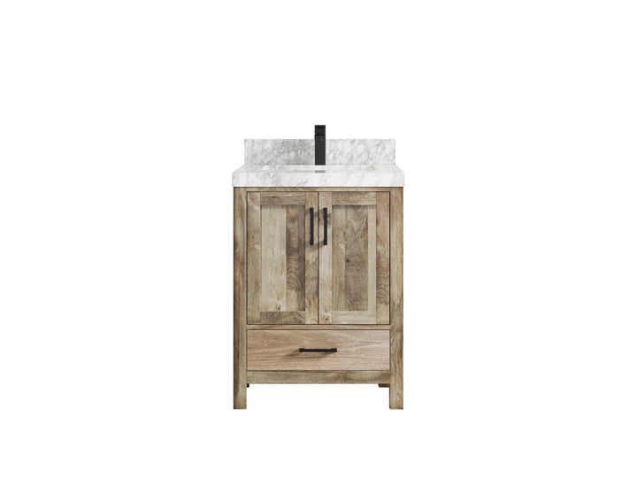 Malibu Mango Wood 24 in. W x 22 in. D Single Sink Bathroom Vanity - photo 1