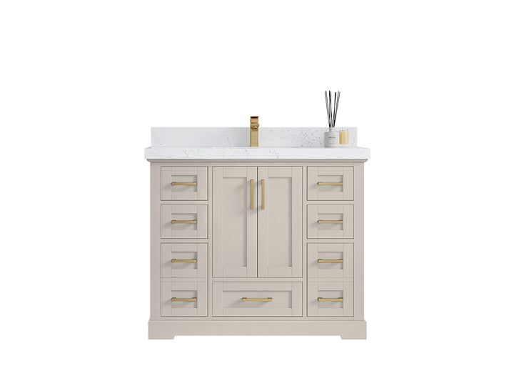 Boston 42 in. W x 22 in. D Single Sink Bathroom Vanity - photo 1