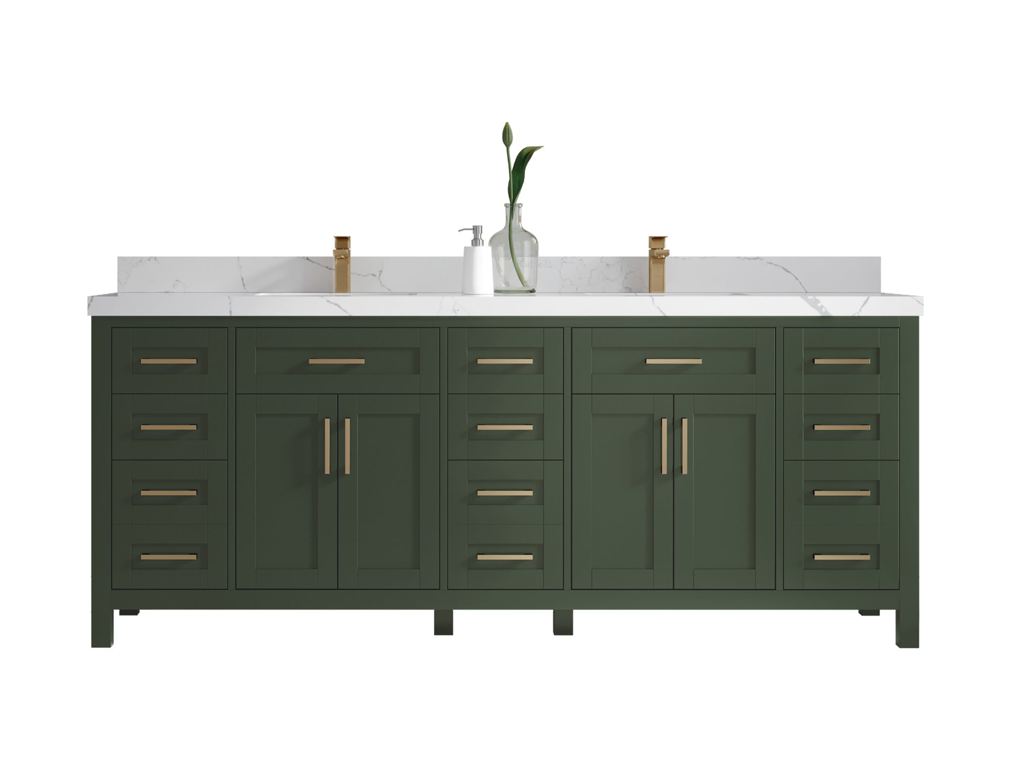 Cambridge 84 in. W x 22 in. D Double Sink Bathroom Vanity