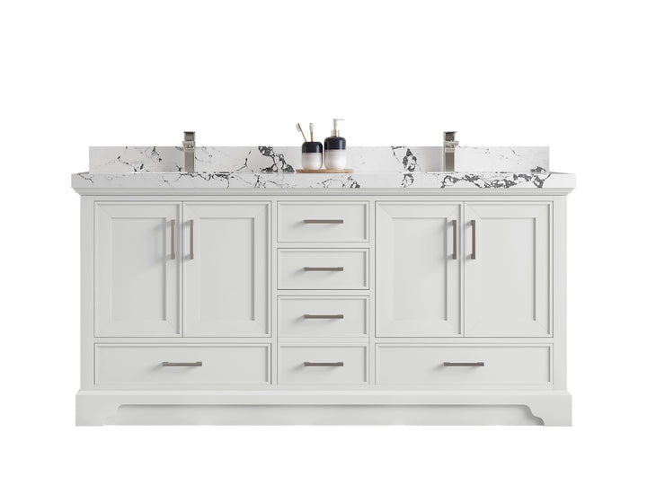 Charlotte 72 in. W x 22 in. D Double Sink Bathroom Vanity - photo 1