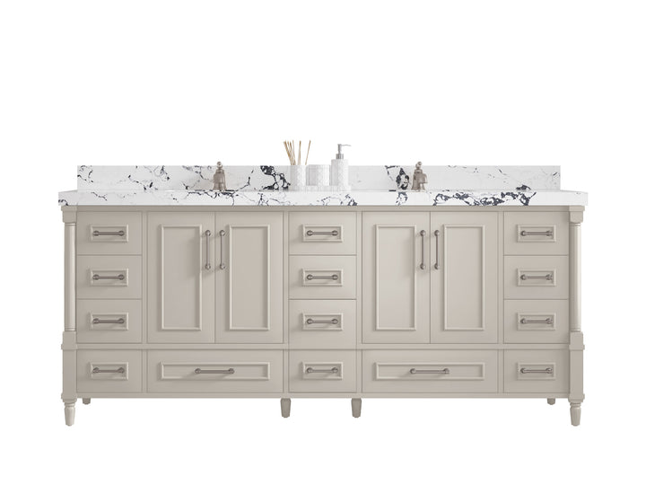 Aberdeen 80 in. W x 22 in. D Double Sink Bathroom Vanity - photo 1