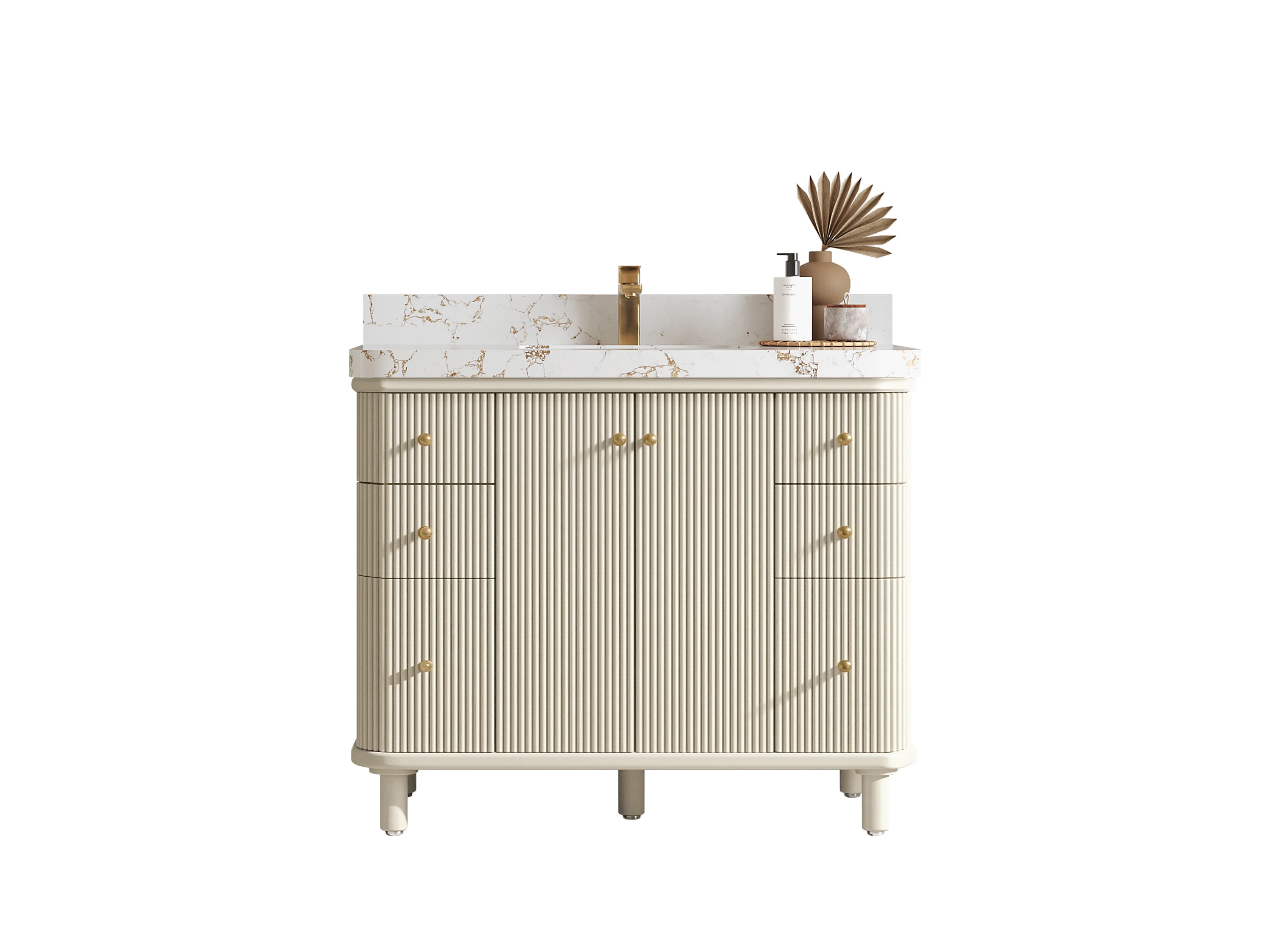 Miami 42 in. W x 22 in. D Single Sink Bathroom Vanity