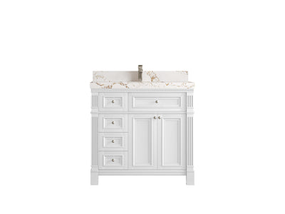 Paris 36 in. W x 22 in. D Center Sink Bathroom Vanity