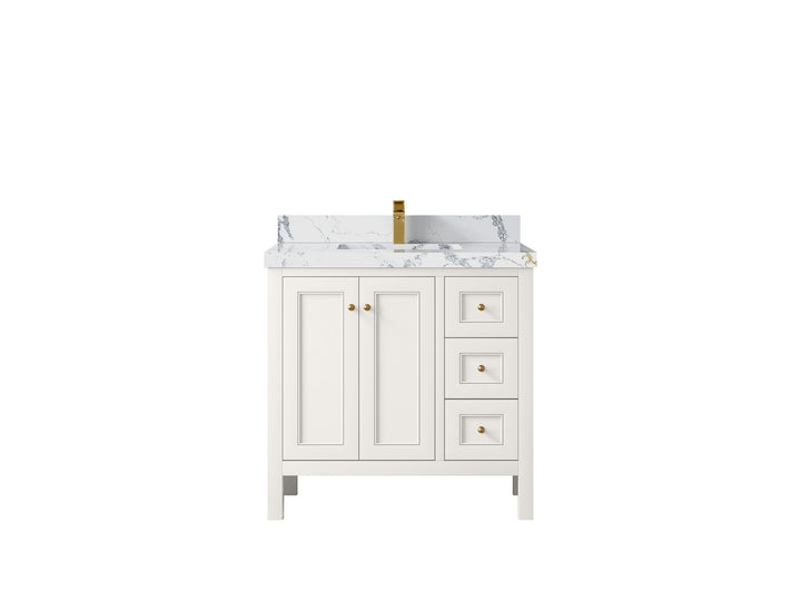 Nashville 36 in. W x 22 in. D Center Sink Bathroom Vanity - photo 1