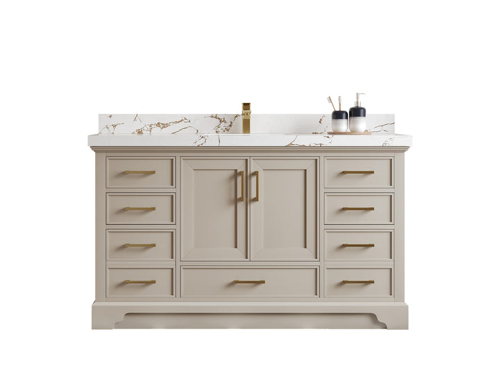 Charlotte 60 in. W x 22 in. D Single Sink Bathroom Vanity - photo 1